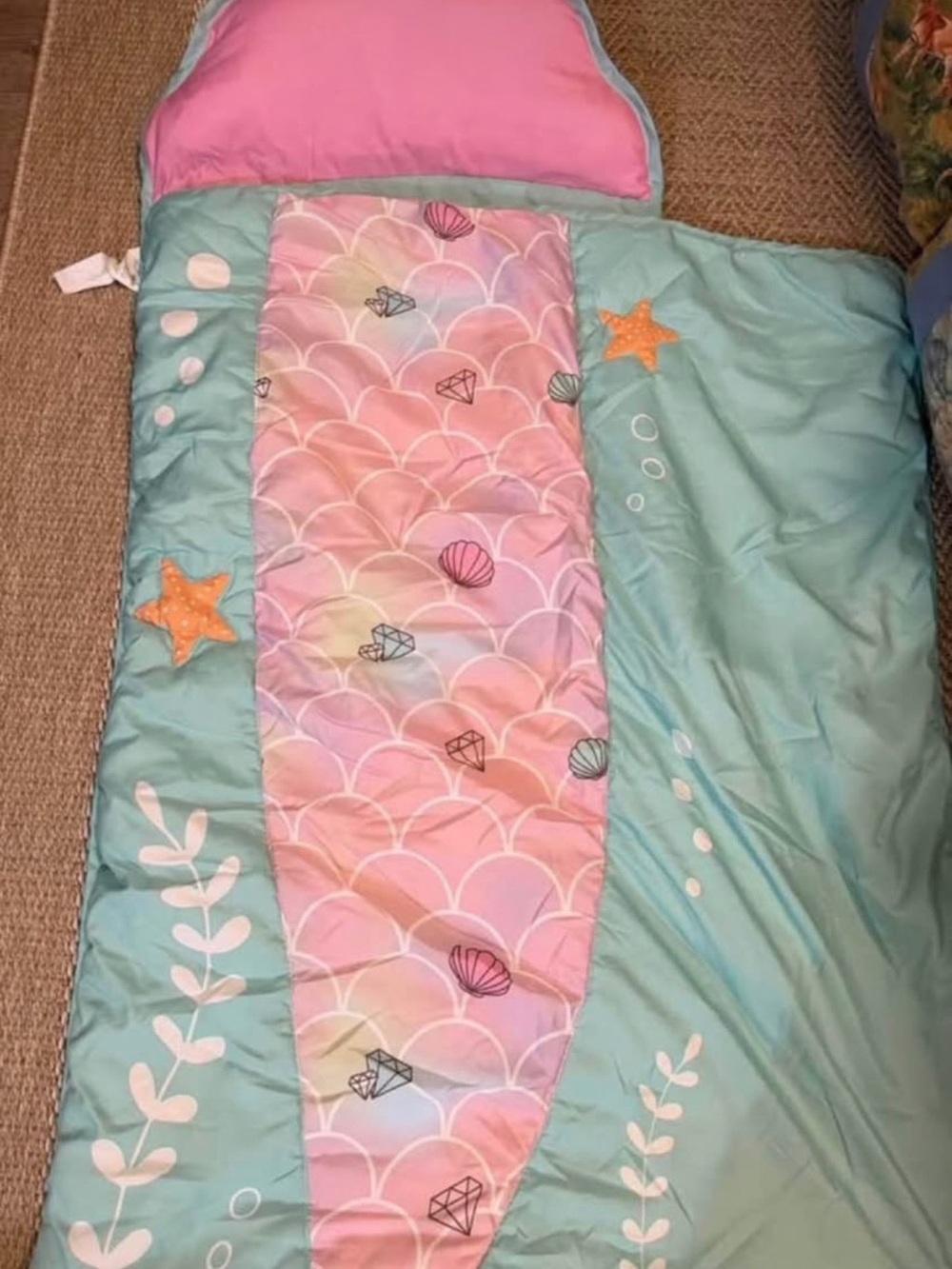 Brand new! Mermaid nap mat/sleeping bag
